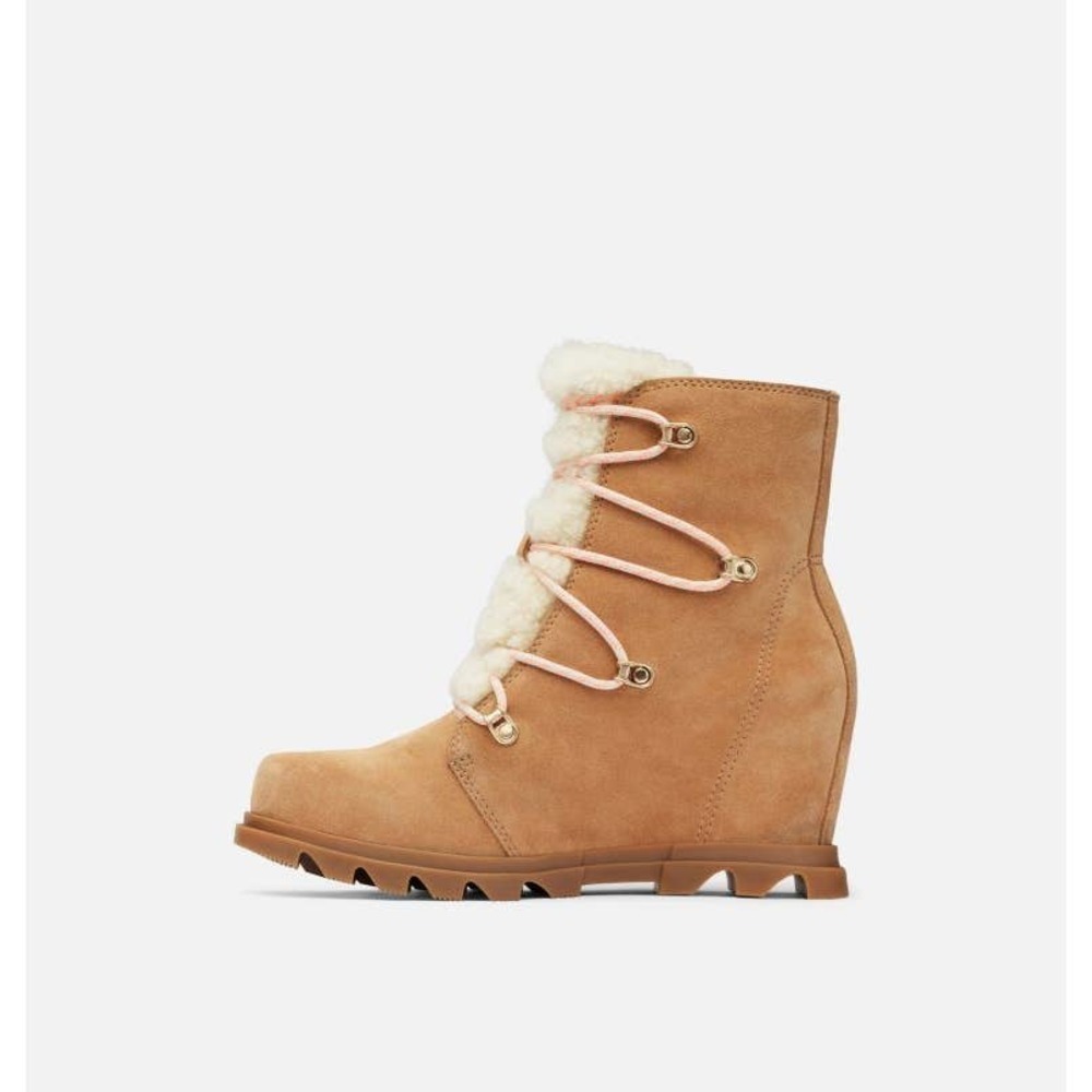 NEW SOREL WOMEN'S JOAN OF ARCTIC™ WEDGE III LACE COZY BOOTIE Size 9 - Picture 8 of 10